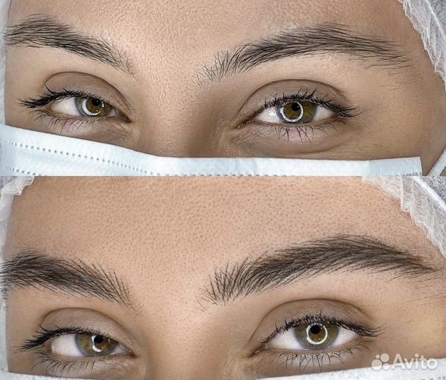 Перманентный макияж бровей- Волоски
