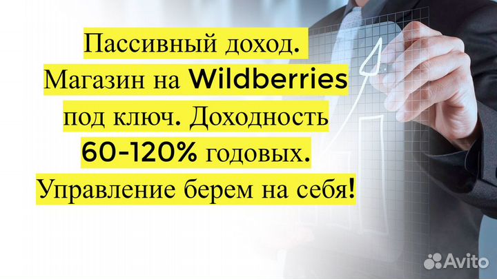 Готовый бизнес Wildberries под ключ, 90 годовых
