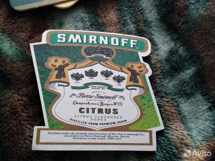 Бирдекель. этикетка. Подстаканники