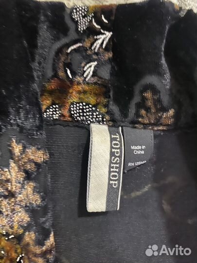 Бархатная накидка