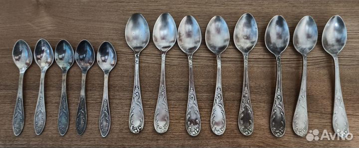 Мельхиоровые ложки и ножи СССР