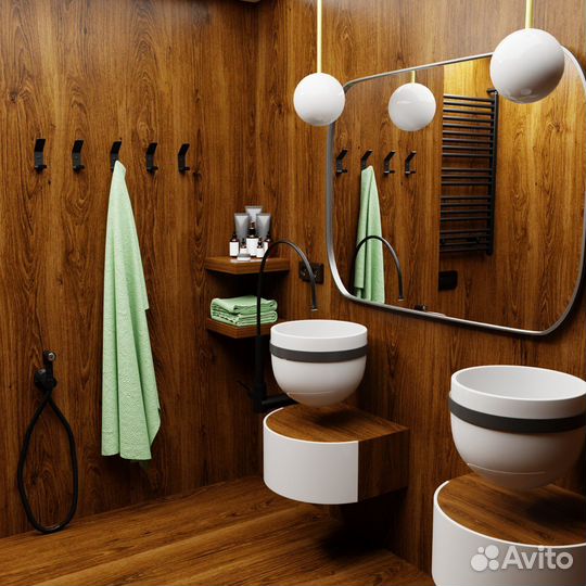 Крючки настенные 3 шт для одежды