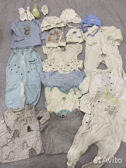 Вещи пакетом 0-8 месяцев