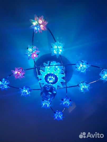 Люстра светодиодная с пультом бу