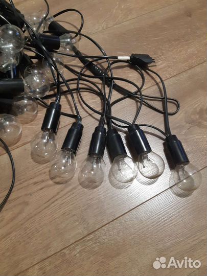 Ретро гирлянда из клипа Ленинград