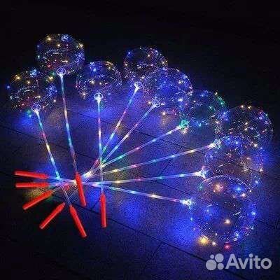 Светящийся баблс, шарики