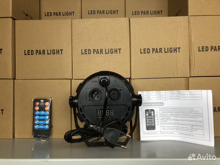 Светомузыка прожектор led par 12*3