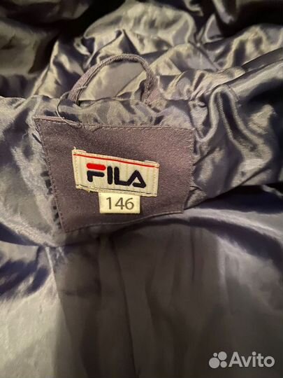 Куртка зимняя на мальчика Fila