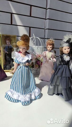 Коллекция фарфоровых кукол Дамы эпохи