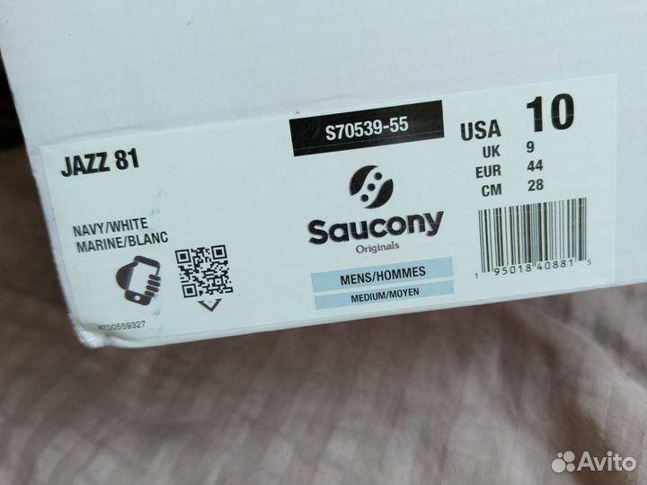 Кроссовки Saucony Jazz 81 Оригинал Новые