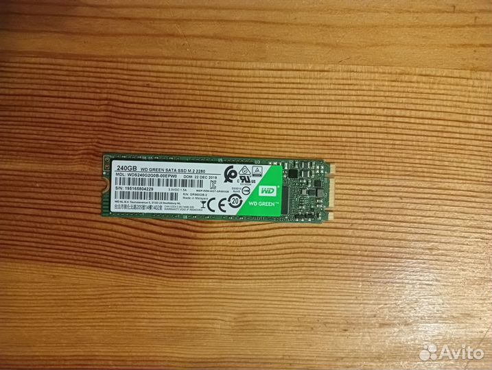 SSD Samsung 970Evo Plus 2Tb / WD Green 240Gb