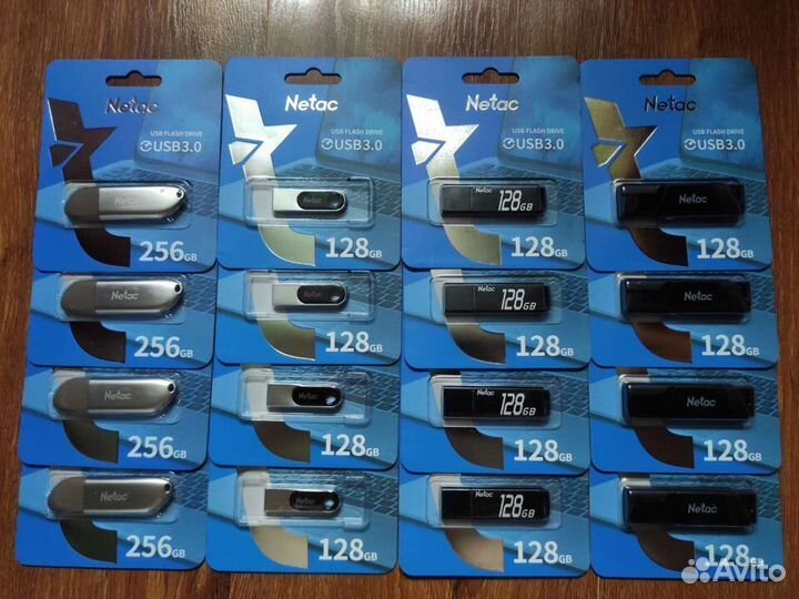 Новые Флешки Netac 64/128/256 Гб