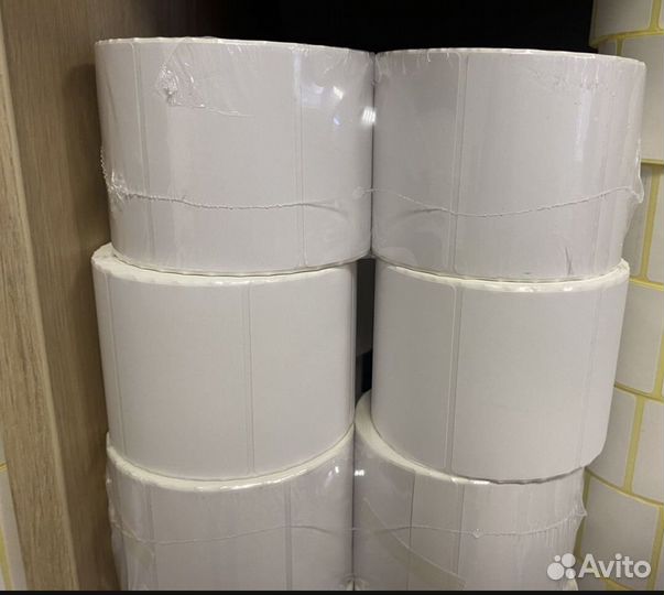 Термоэтикетки эко 58х40 58 40 намот 700