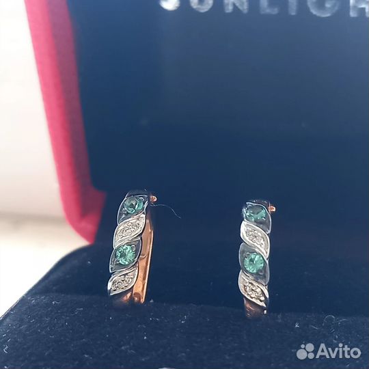 Золотые серьги