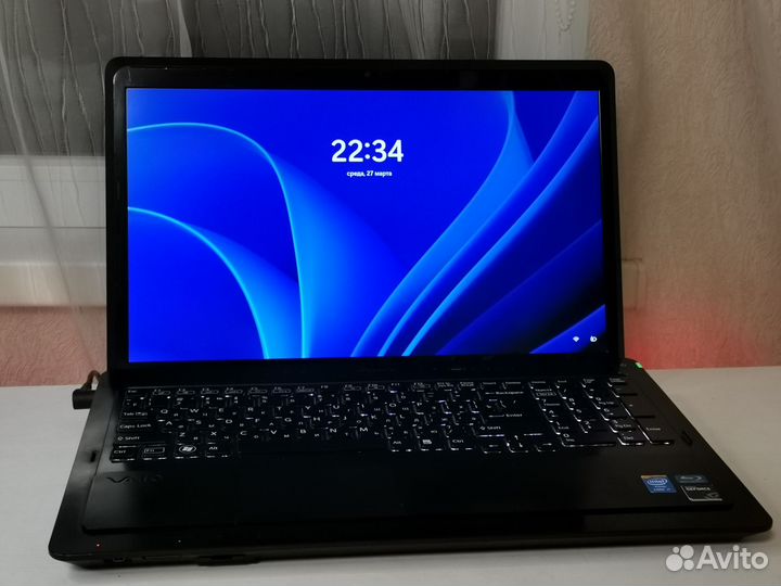 Ноутбук Sony vaio i7 2670QM/GT 540M/RAM 8GB/SSD
