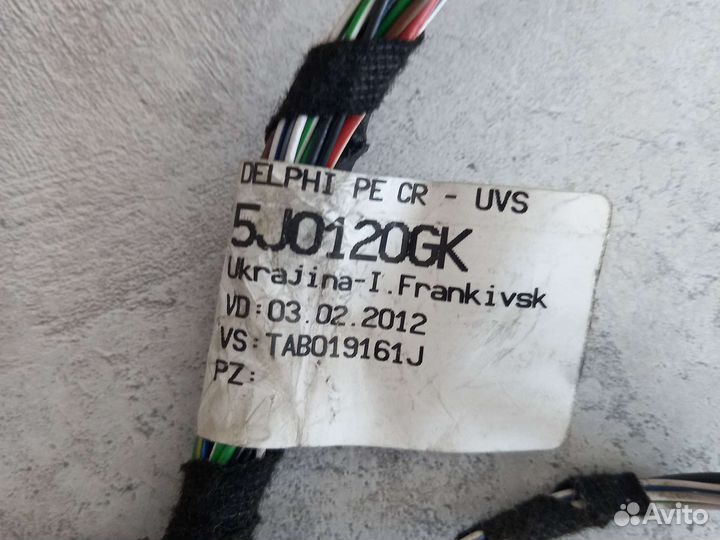 Проводка двери skoda fabia 2