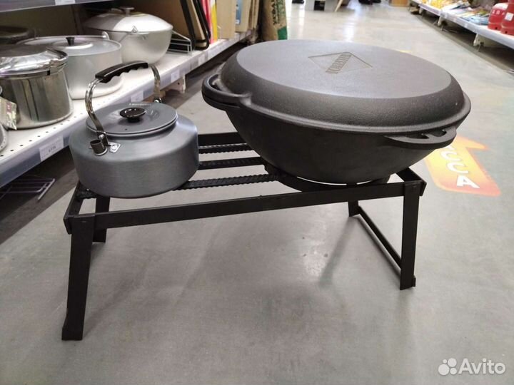 Подставка для казана, костровая подставка, таганок