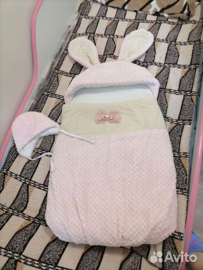 Конверт на выписку для девочки зима