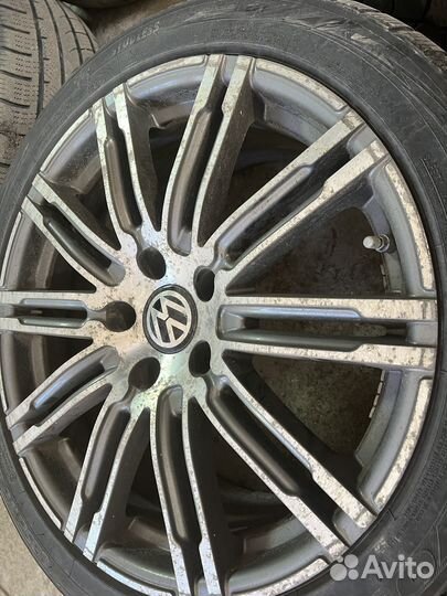 Диски с резиной r20 porshe, vw, audi