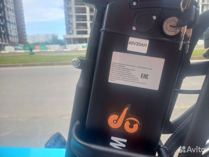 Электровелосипед 60на20 Wenbox