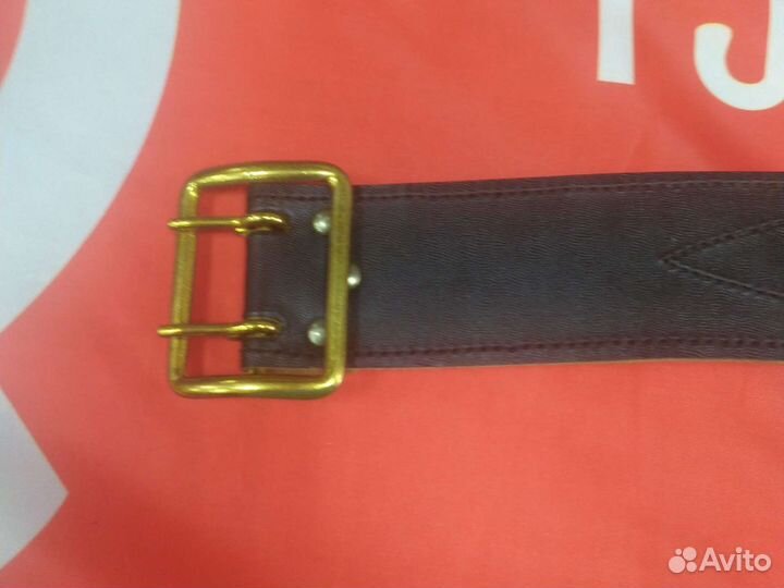 Ремень оригинал кожаный вмф + кобура для офицера +