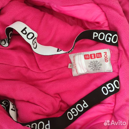 Зимний комбинезон для девочки 98+6