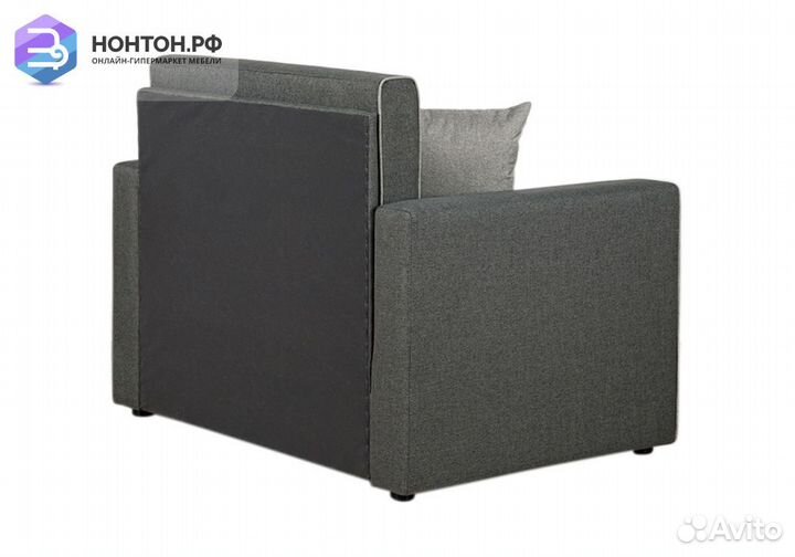 Кресло выкатное Найс серое / светло-серое