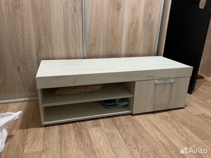 Тумба под тв белый крафт