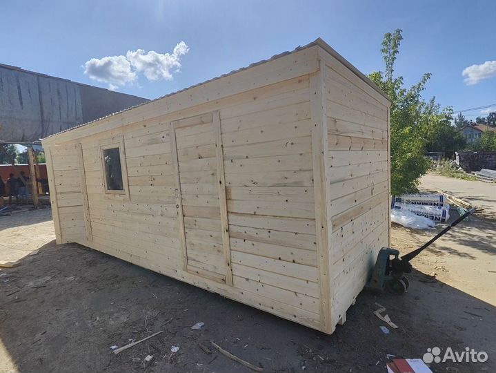 Новые деревянные бытовки с рассрочкой до 12 месяцев