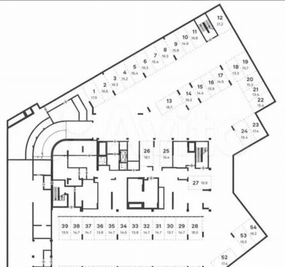 Машиноместо, 16 м²