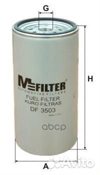 DF3503 фильтр топл сепаратор MB Actros/Actros