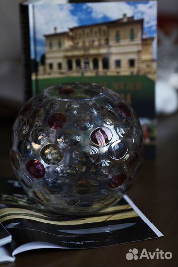 Ваза-шар винтажная Egermann (Чехия) 50-e гг