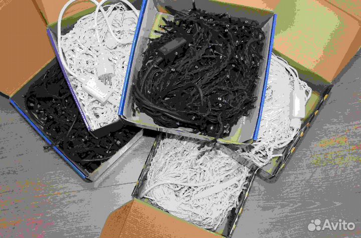 Гирлянда бахрома 25м