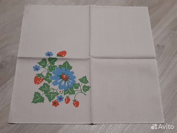 Салфетки льняные новые