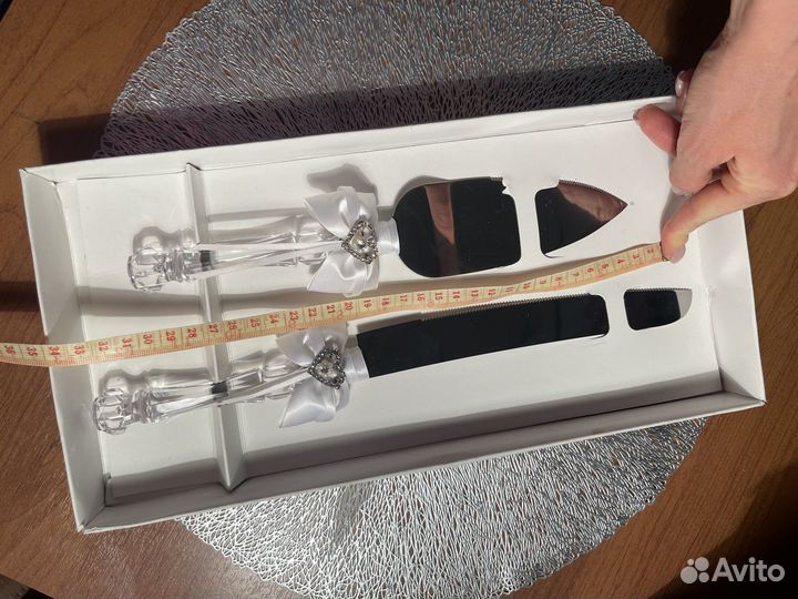 Нож и лопатка для торта