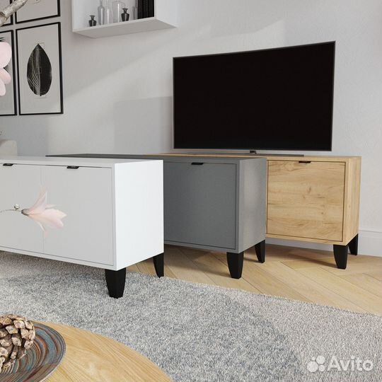 Тумба с ящиками под телевизор