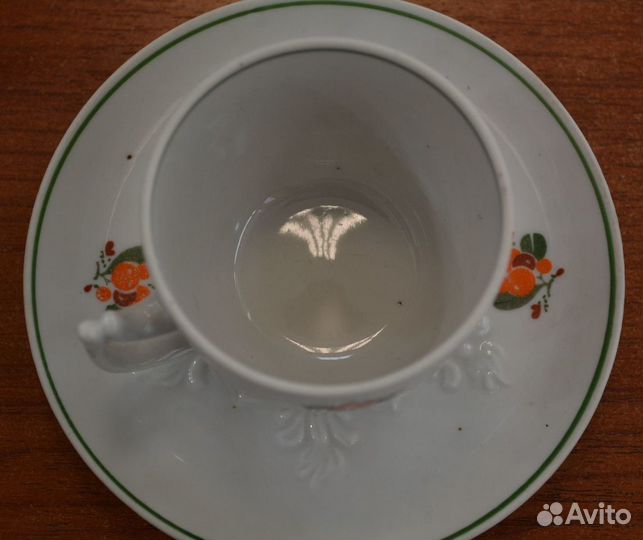 Фарфоровый кофейный сервиз- вербилки