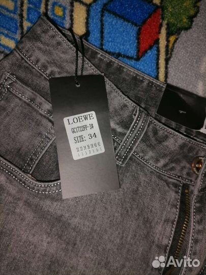 Джинсы мужские новые размер 34