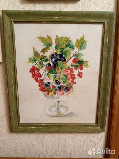 Картинка вышитая крестом