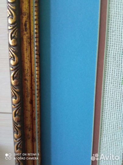 Готовая вышивка крестом В райском саду