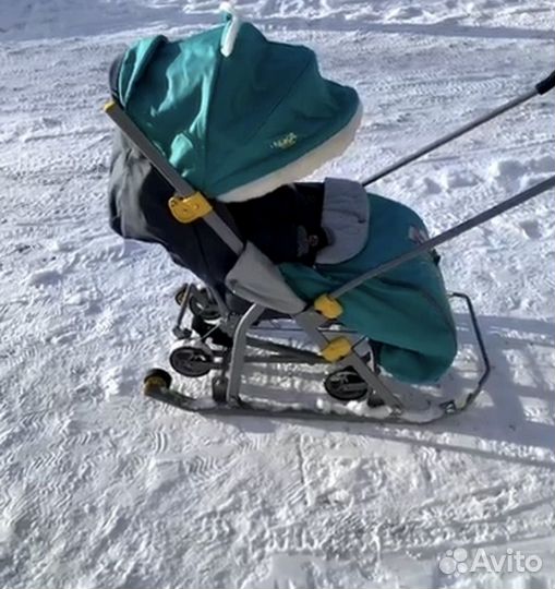 Санки коляска nika