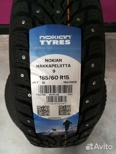 Nokian Tyres Hakkapeliitta 9 185/60 R15 88T