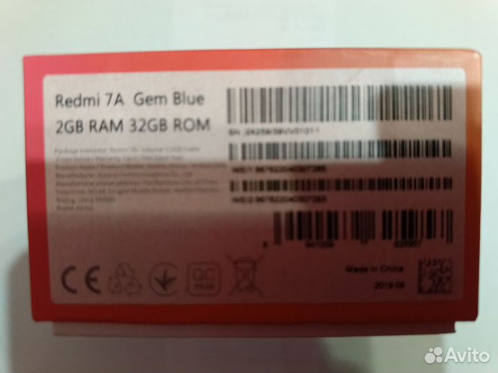 Xiaomi Redmi 7A, 2/32 ГБ