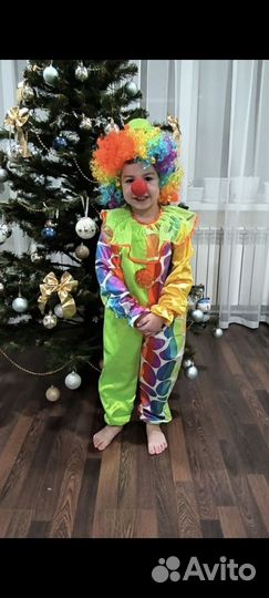 Новогодний костюм клоуна