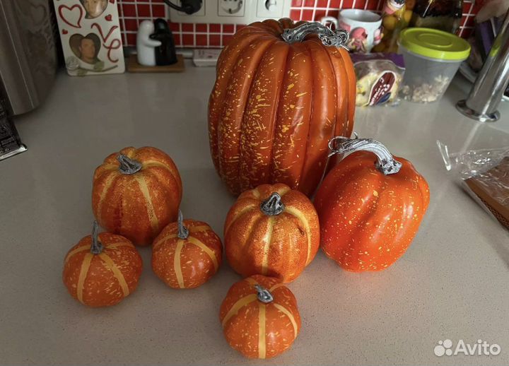Тыквы декоративные реалистичные
