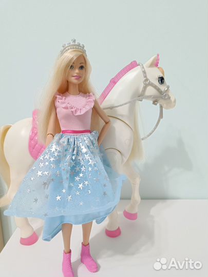 Кукла Барби с музыкальной лошадью