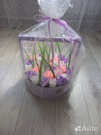 Букет из мыла ручной работы