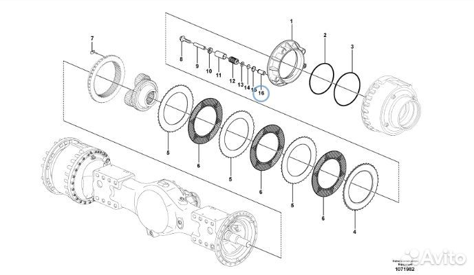 Втулка Volvo (Вольво) VOE11143058 / 11143058