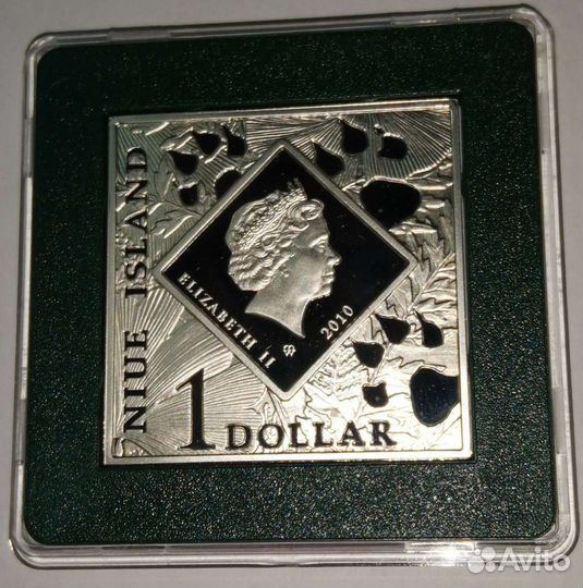 1 доллар Ниуэ 2010, серебро