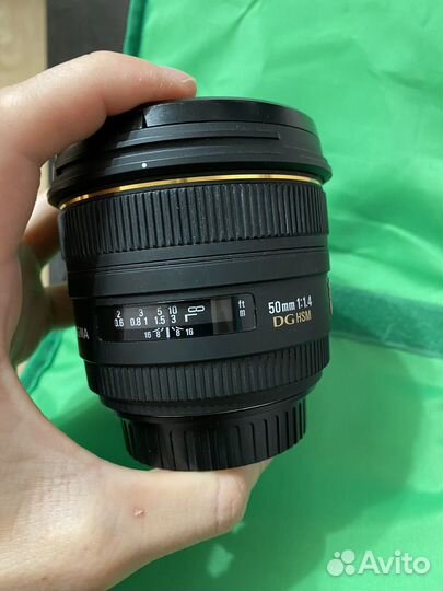 Обьектив Sigma 50 mm 1:1.4